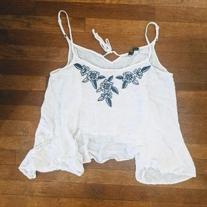 Torrid Floral Embroidered Tank